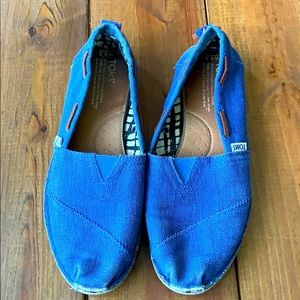 Blue TOMS Shoes